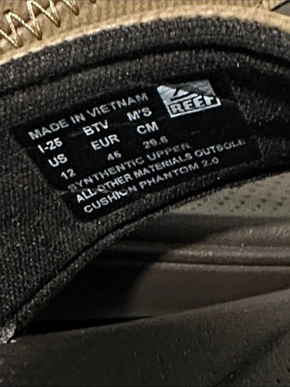 Reef Cushion Phantom 2.0 Men's Water-Friendly Flip-Flops men’s sz 12